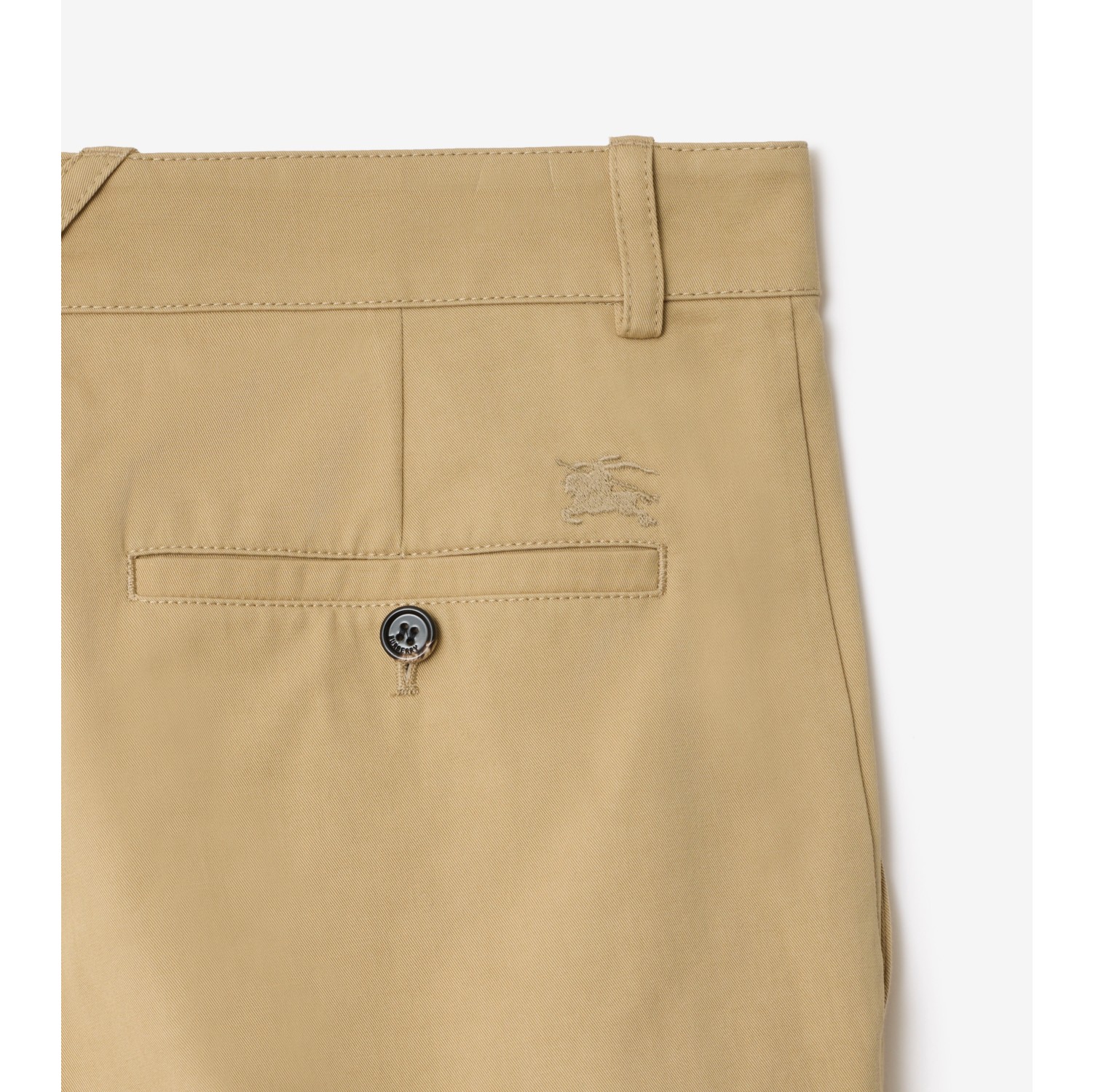 Cotton Twill Chinos in Hamper beige - Men | Burberry® Official