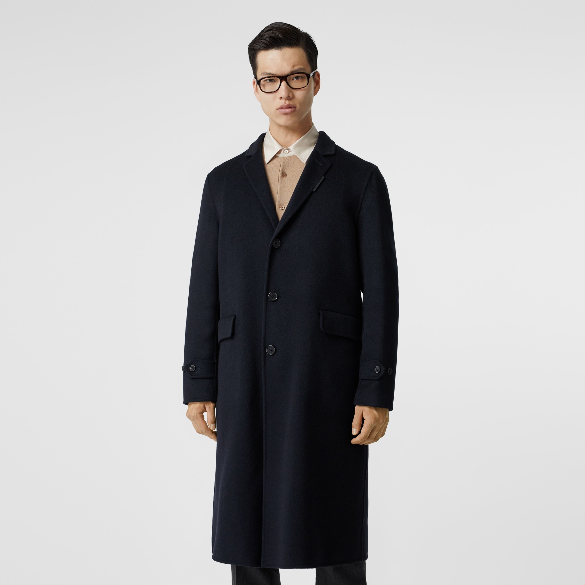 Cashmere Lab Coat in Navy - Men | Burberry United States