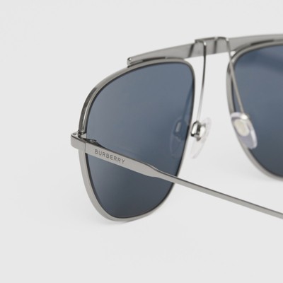 burberry folding pilot sunglasses