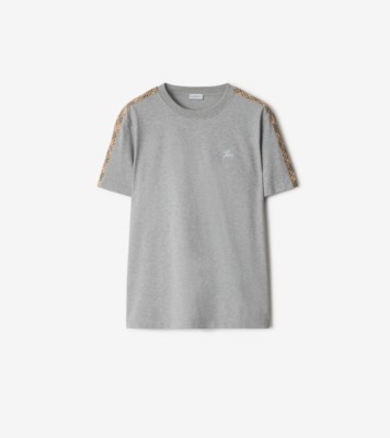 新品　未使用　BURBERRYチェックトリムコットンスリーピース ベイビー BURBERRY (バーバリー) チェックトリム コットン スリーピース