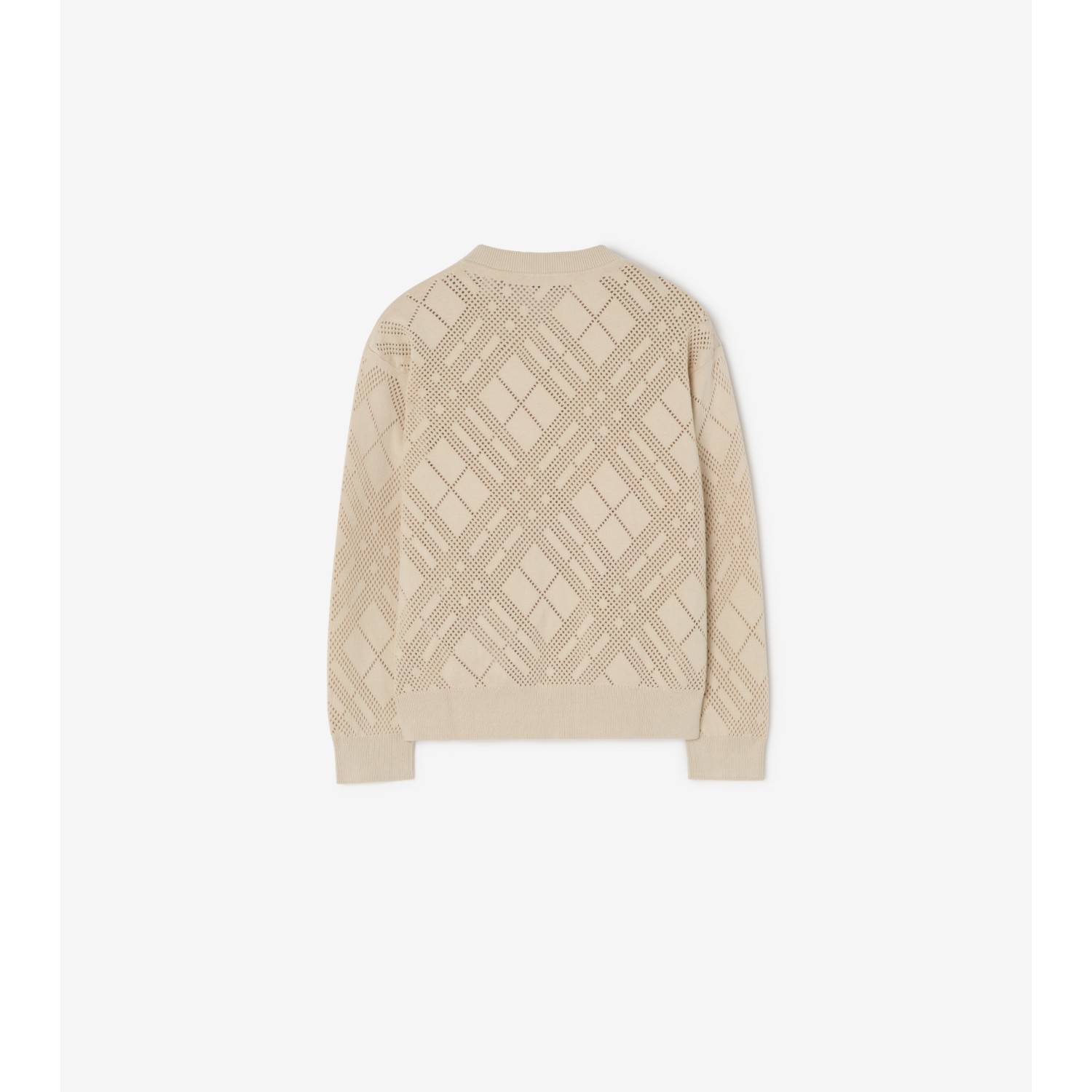 Pointelle Knit Cotton Cardigan - thumbnail 2