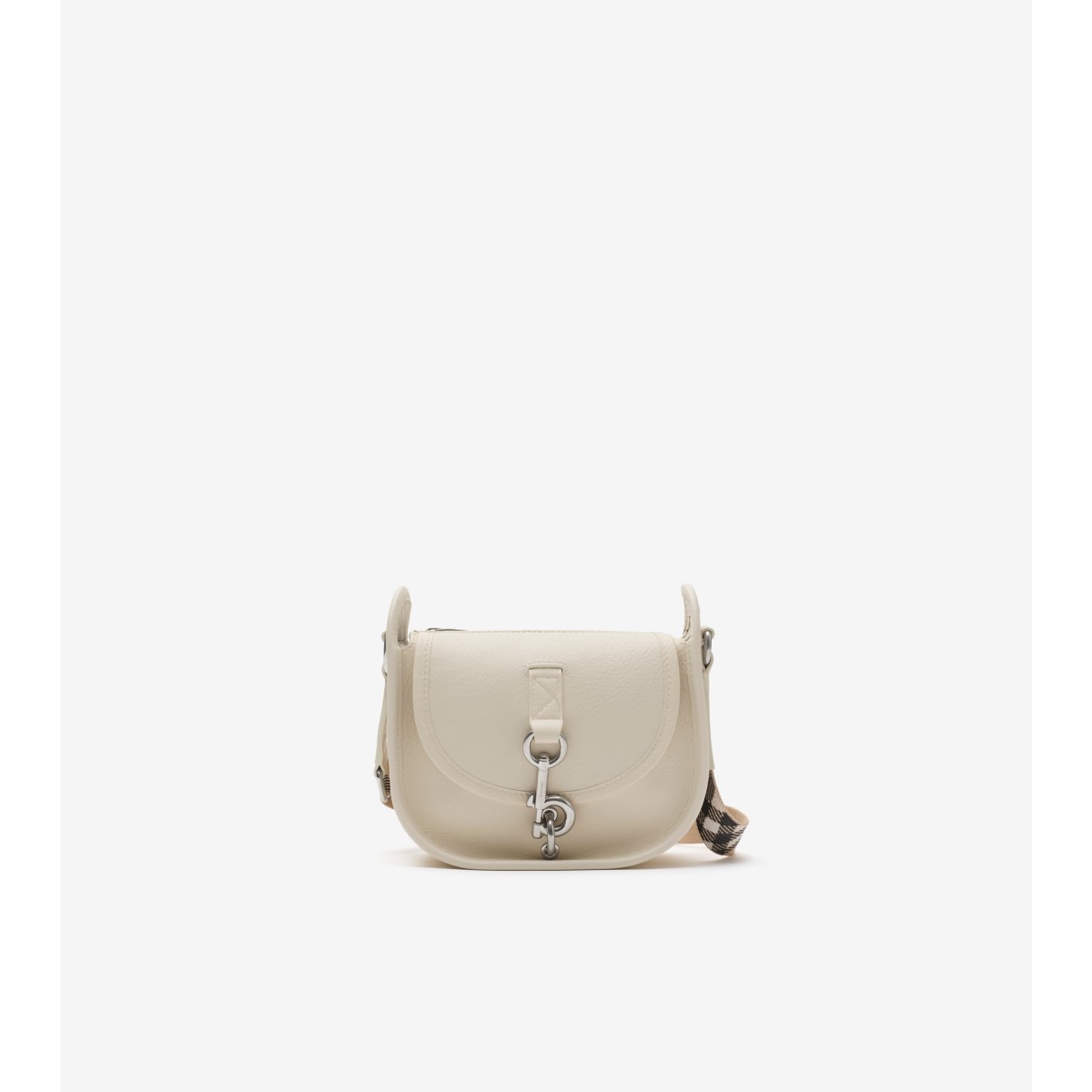  Check Mini B Clip Messenger Bag