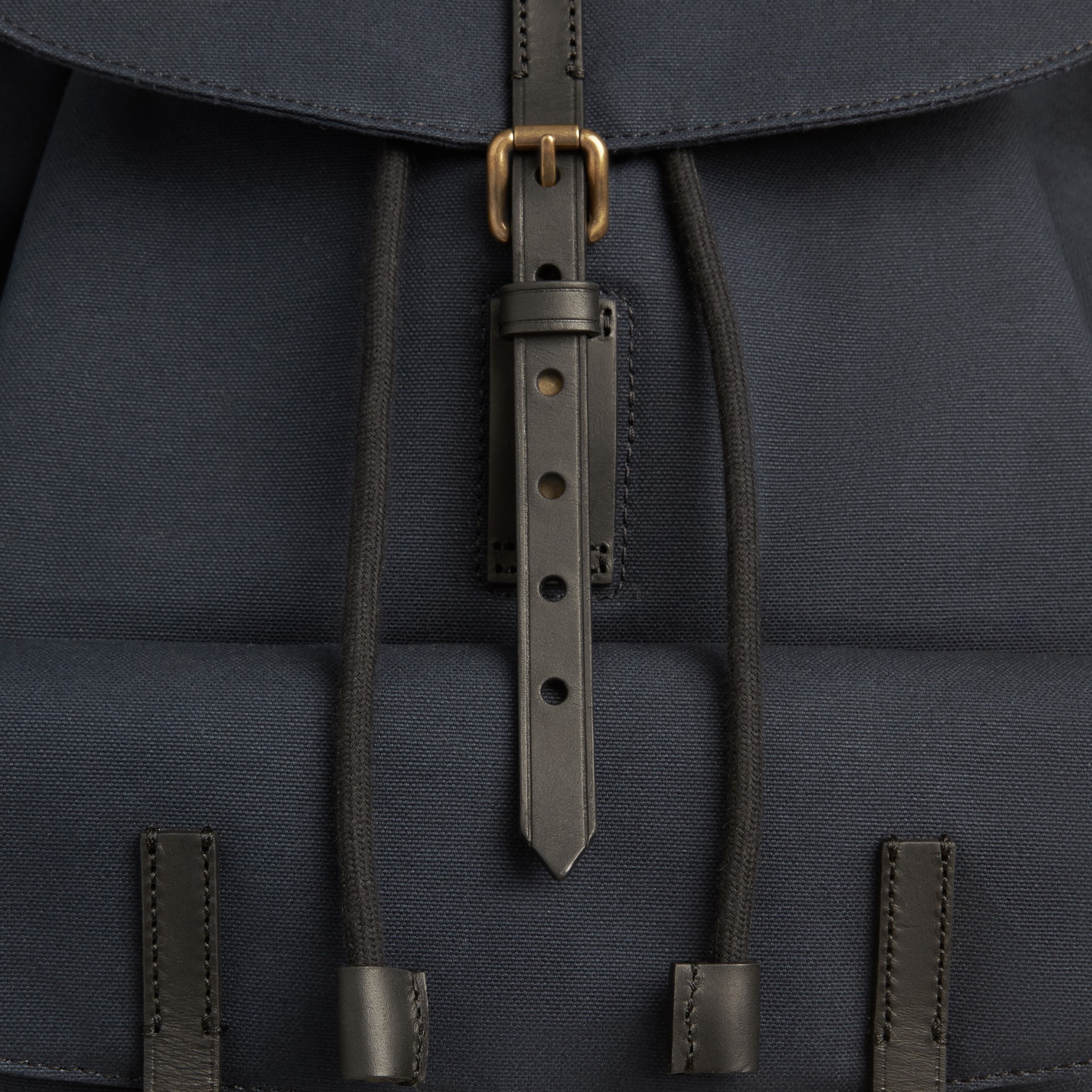 Cotton Canvas Backpack Burberry