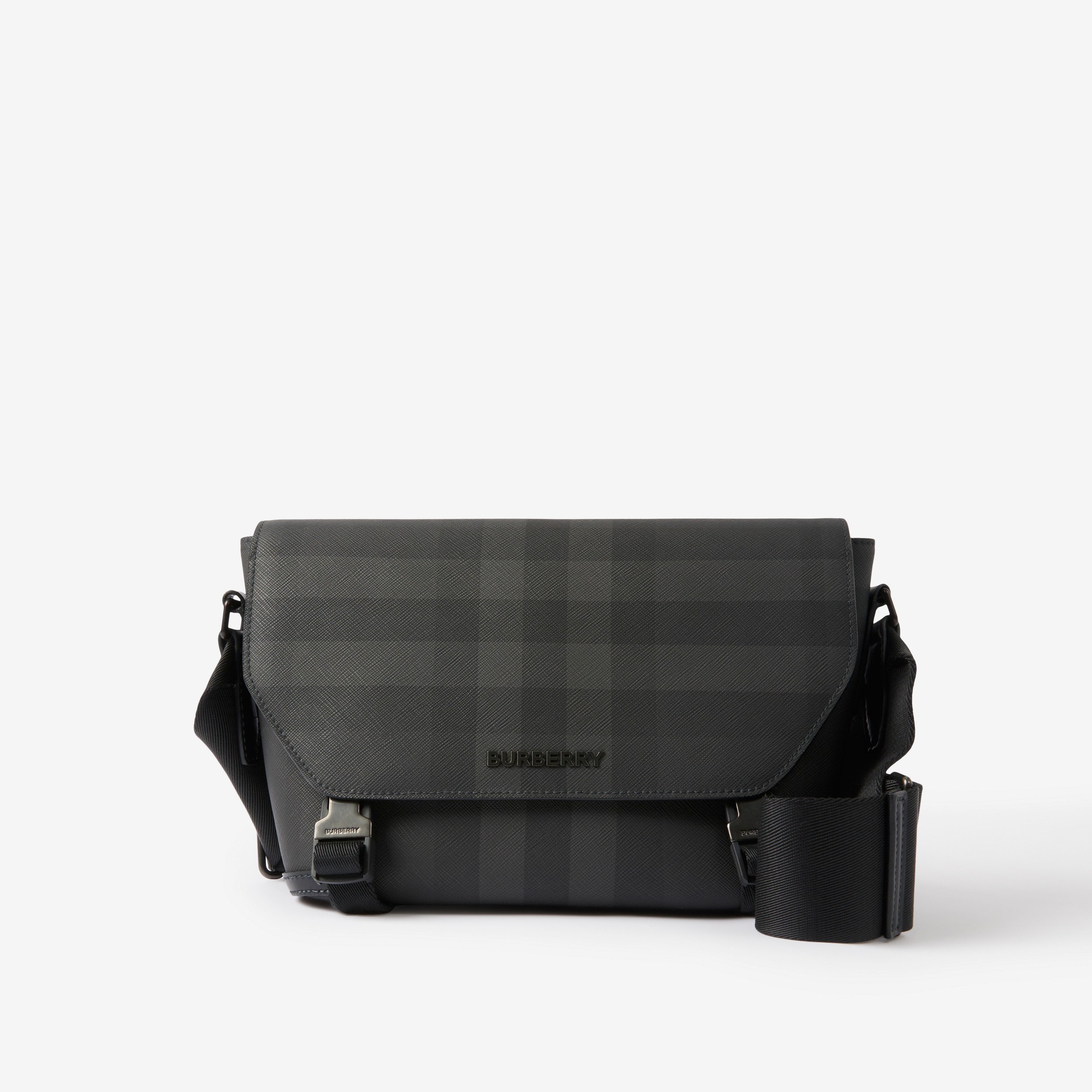 Small Wright Bag in Charcoal | Burberry® Official - 1