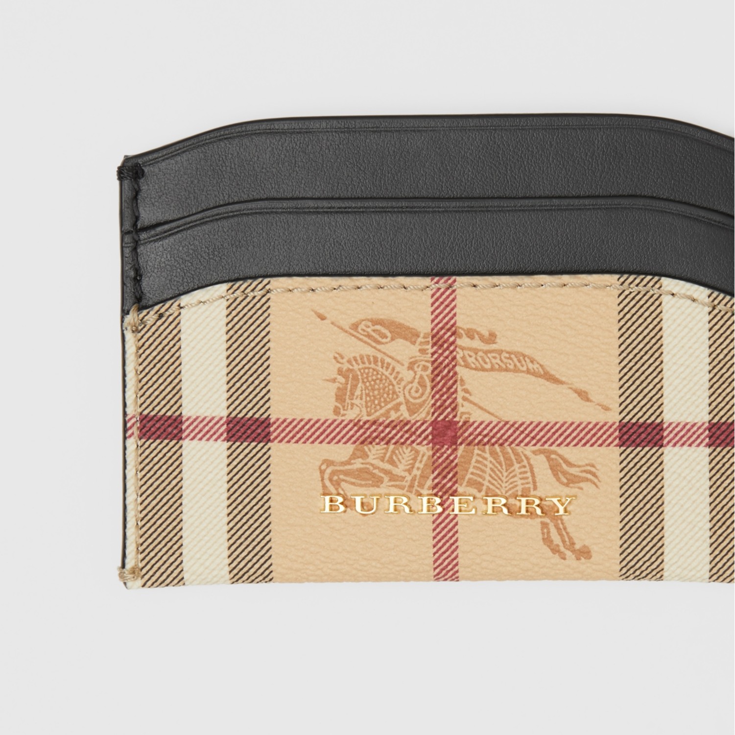 Burberry haymarket best sale wallet mens