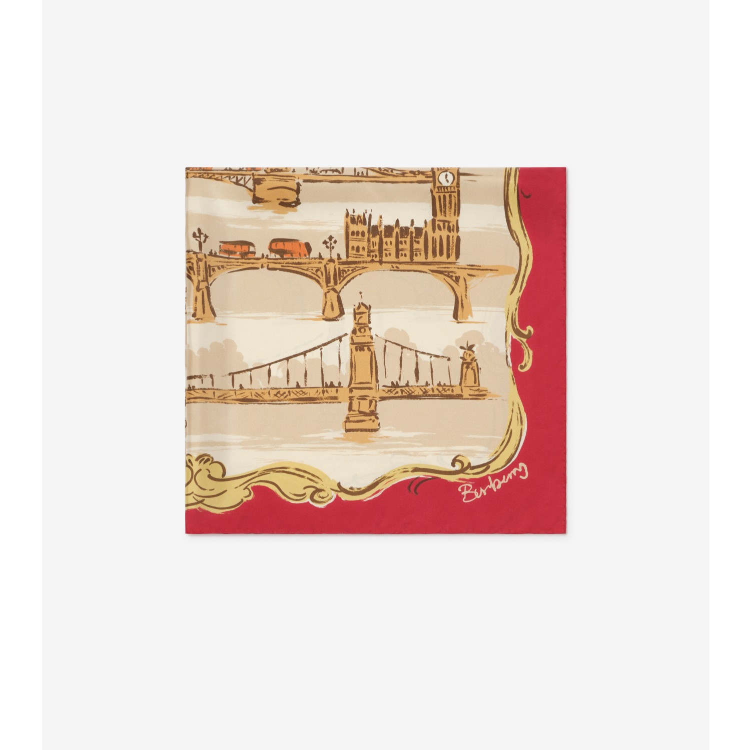 London Bridges Silk Scarf