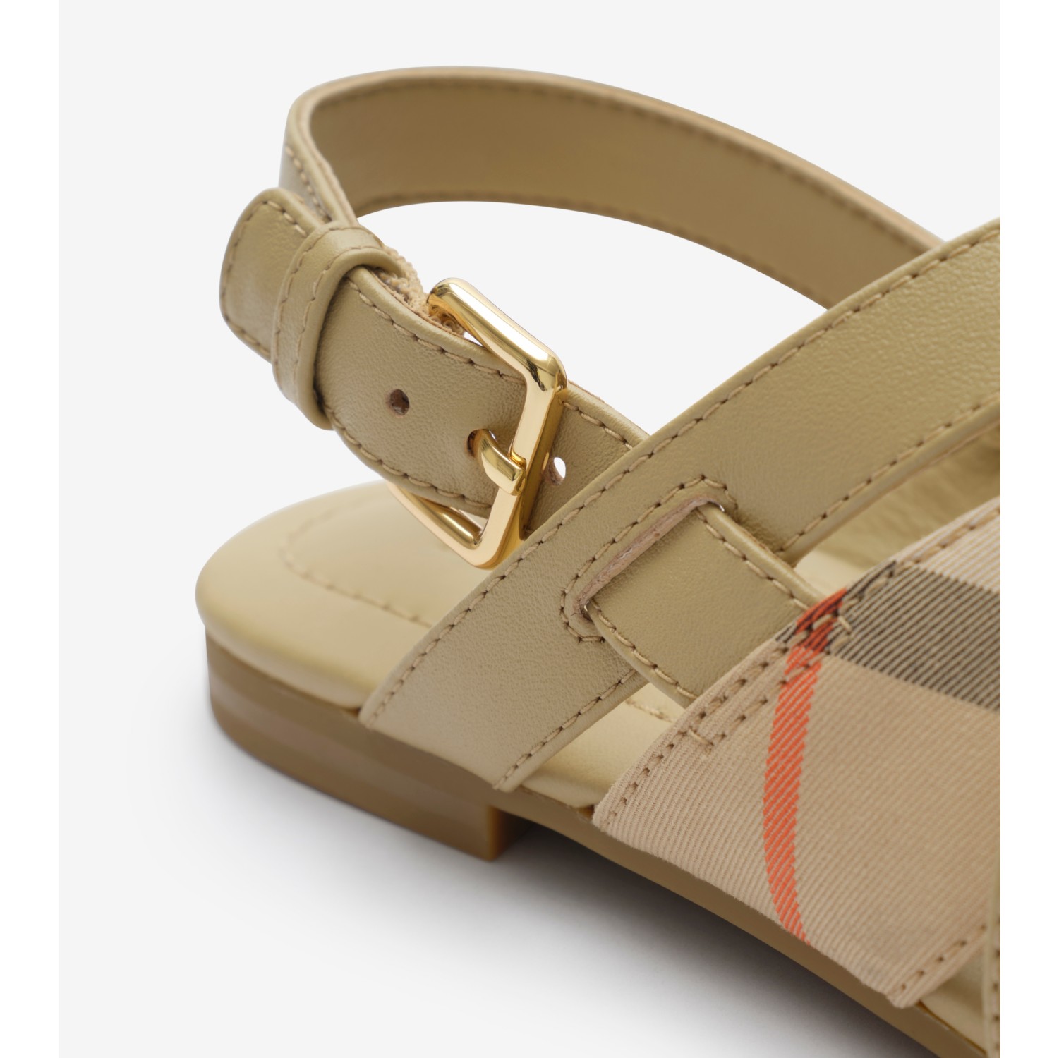 Check Sandals in Sand beige - Children | Burberry® Official