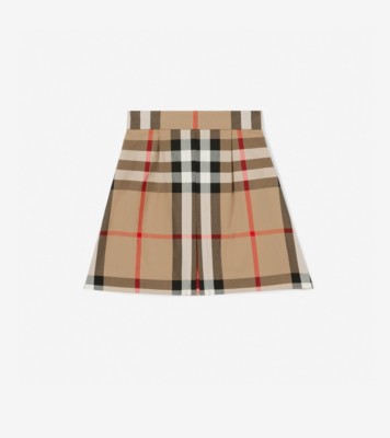 Burberry print store tennis skirt