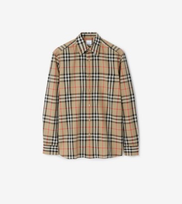 Burberry rainbow vintage shop check cotton shirt