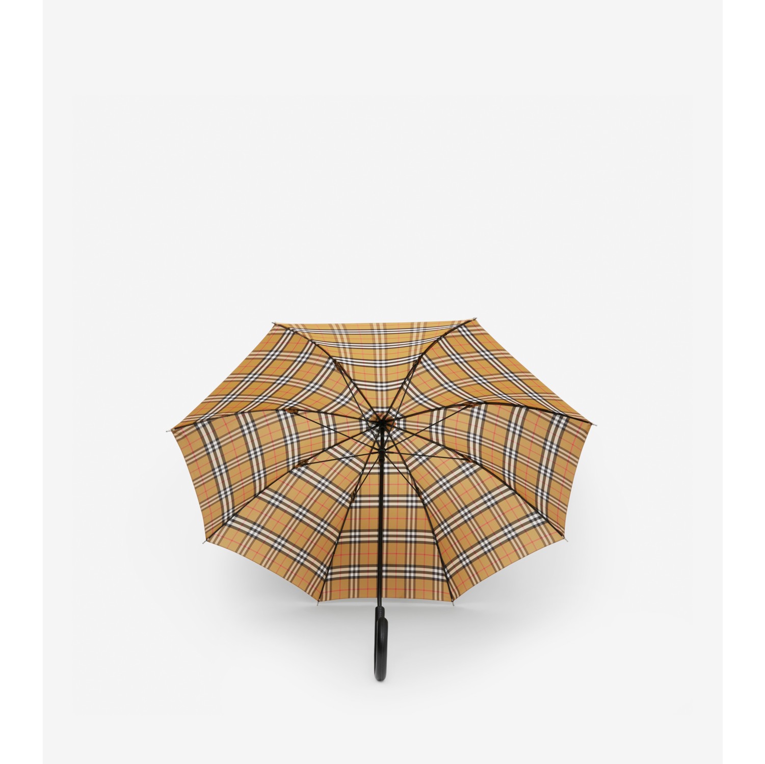 Vintage 格纹折叠雨伞(典藏米色) | Burberry® 博柏利官网