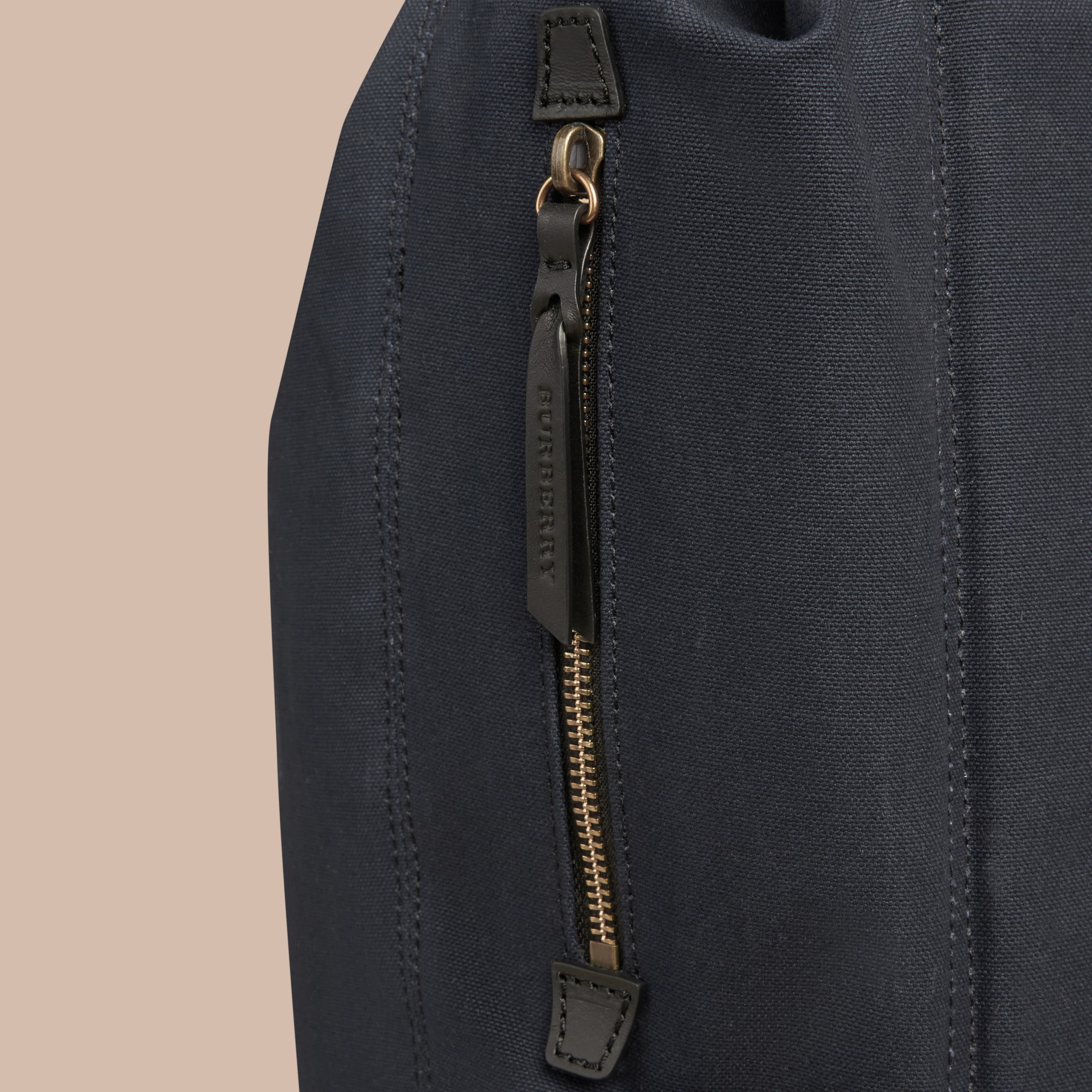 Cotton Canvas Backpack Burberry