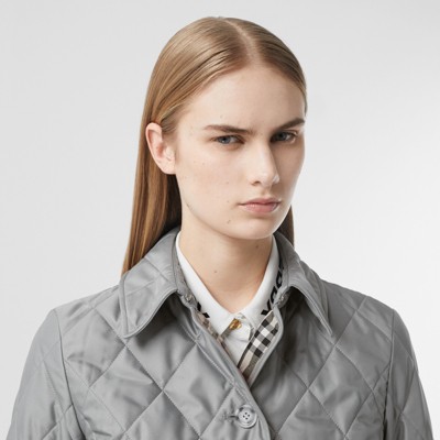 grey burberry jacket