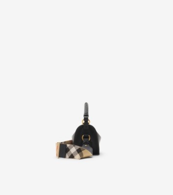 B Clip Shoulder Bag in Black - Women, Leather | Burberry