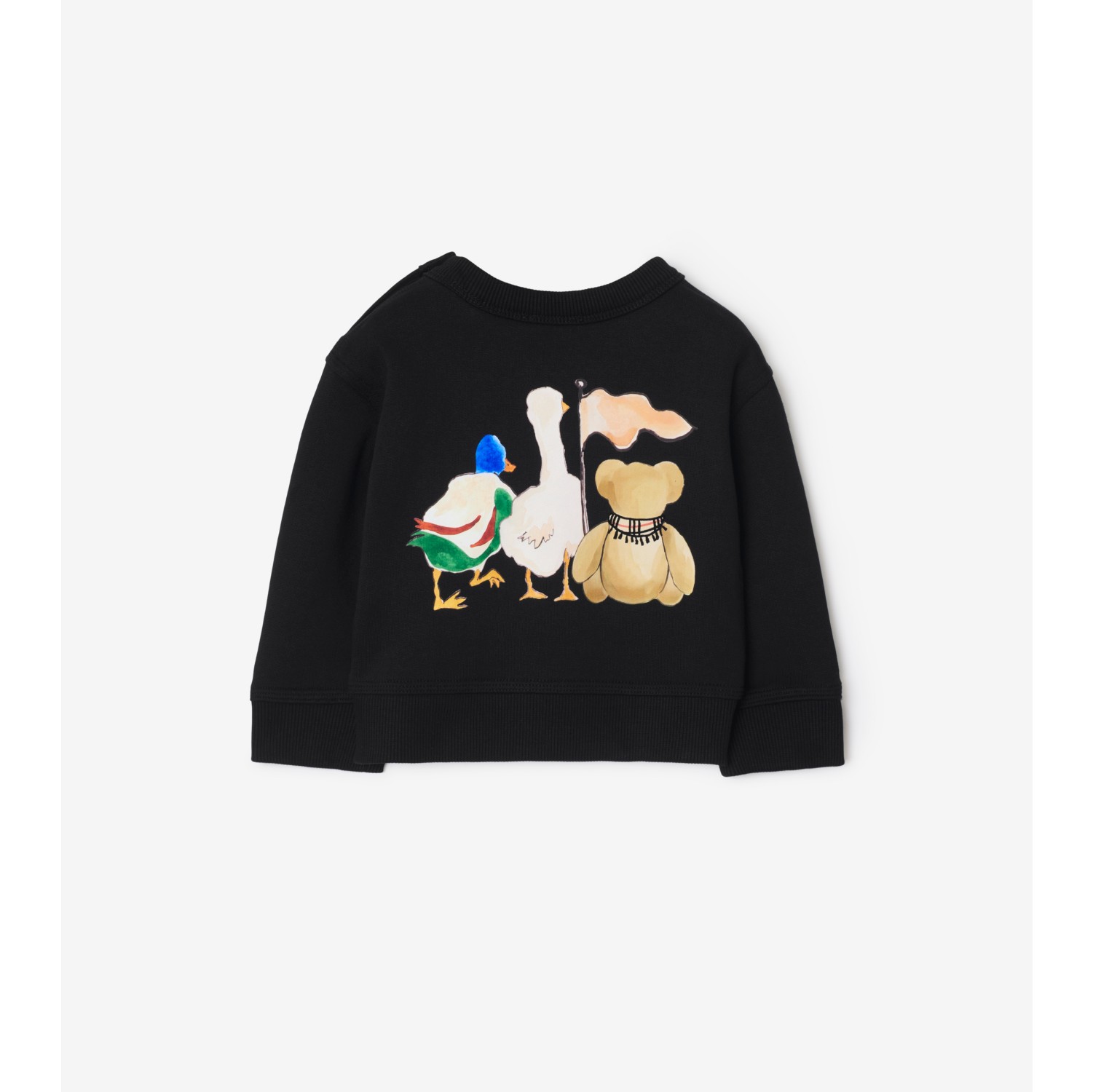 Thomas Bear and Friends Cotton Sweatshirt in Black | Burberry® Official