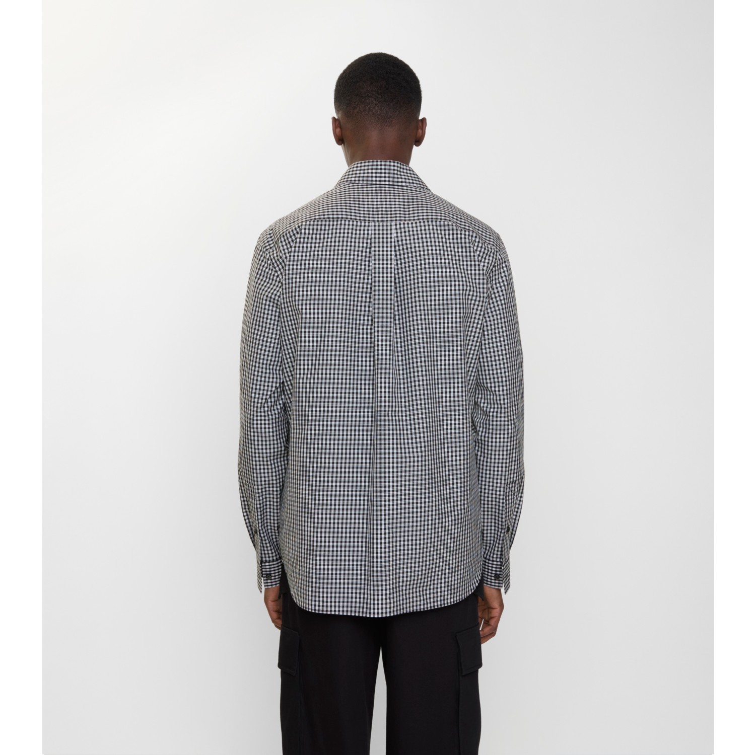 Relaxed Fit Check Cotton Shirt