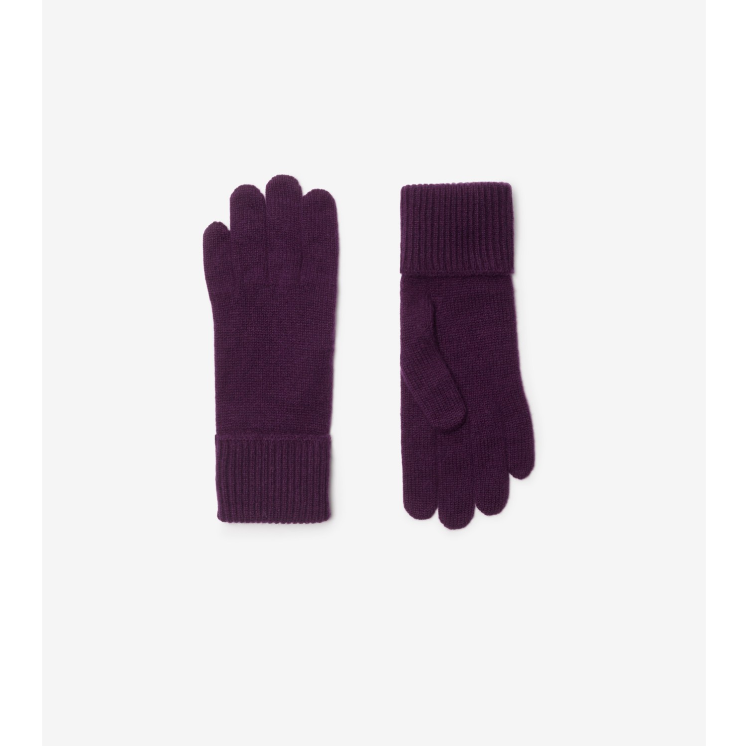 Cashmere Blend Gloves in Pansy - Men | Burberry® Official