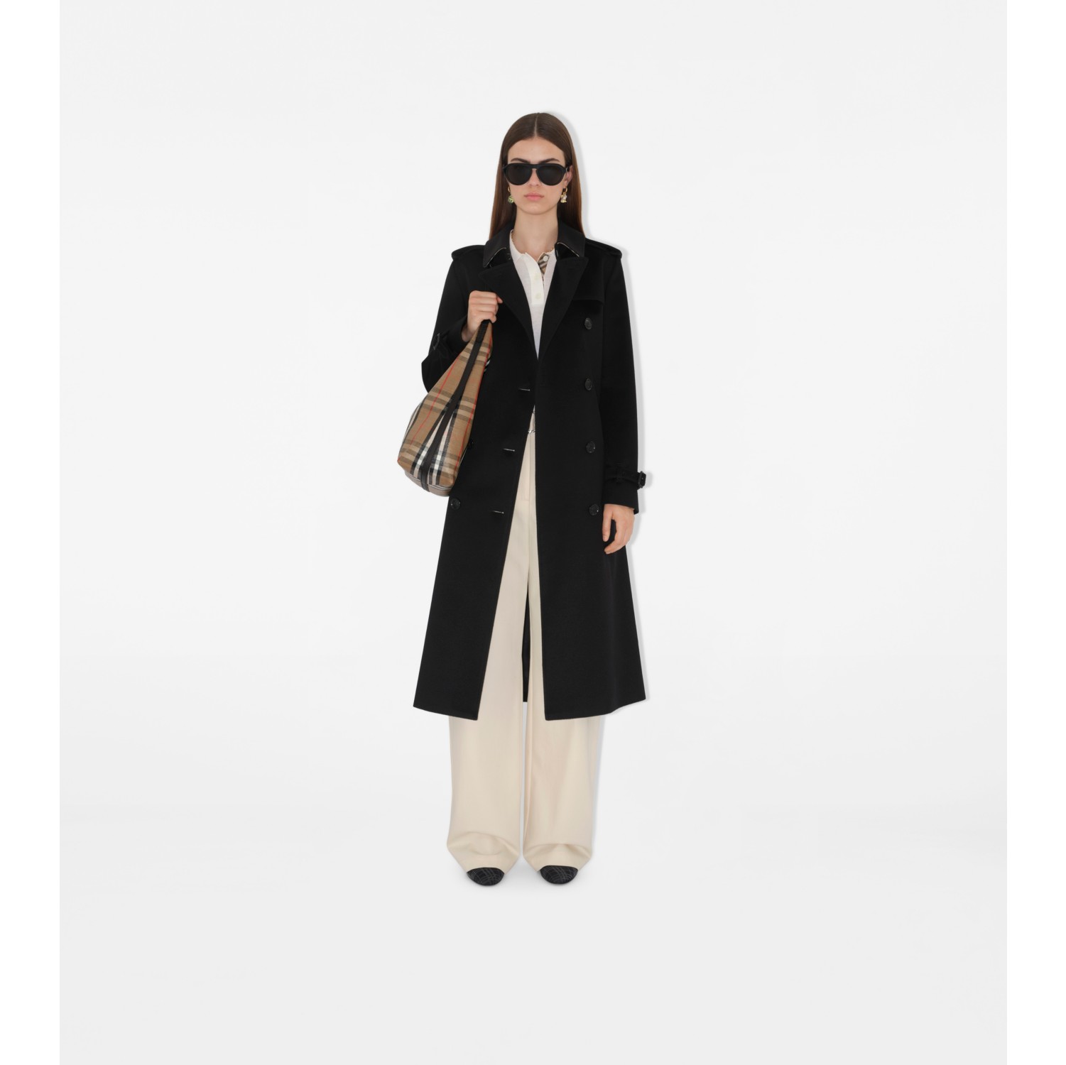 Long Cashmere Kensington Trench Coat