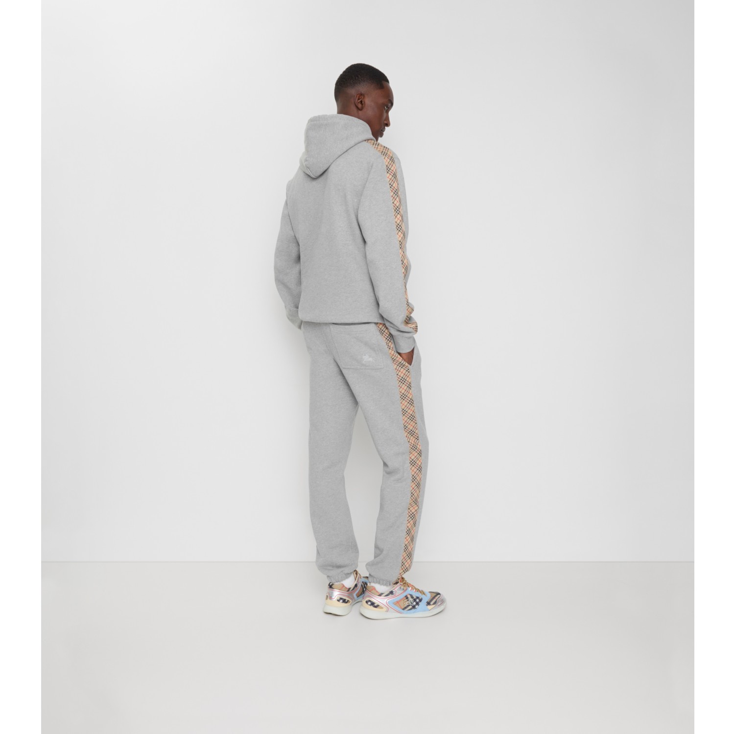 Pantalon de jogging en coton avec Check