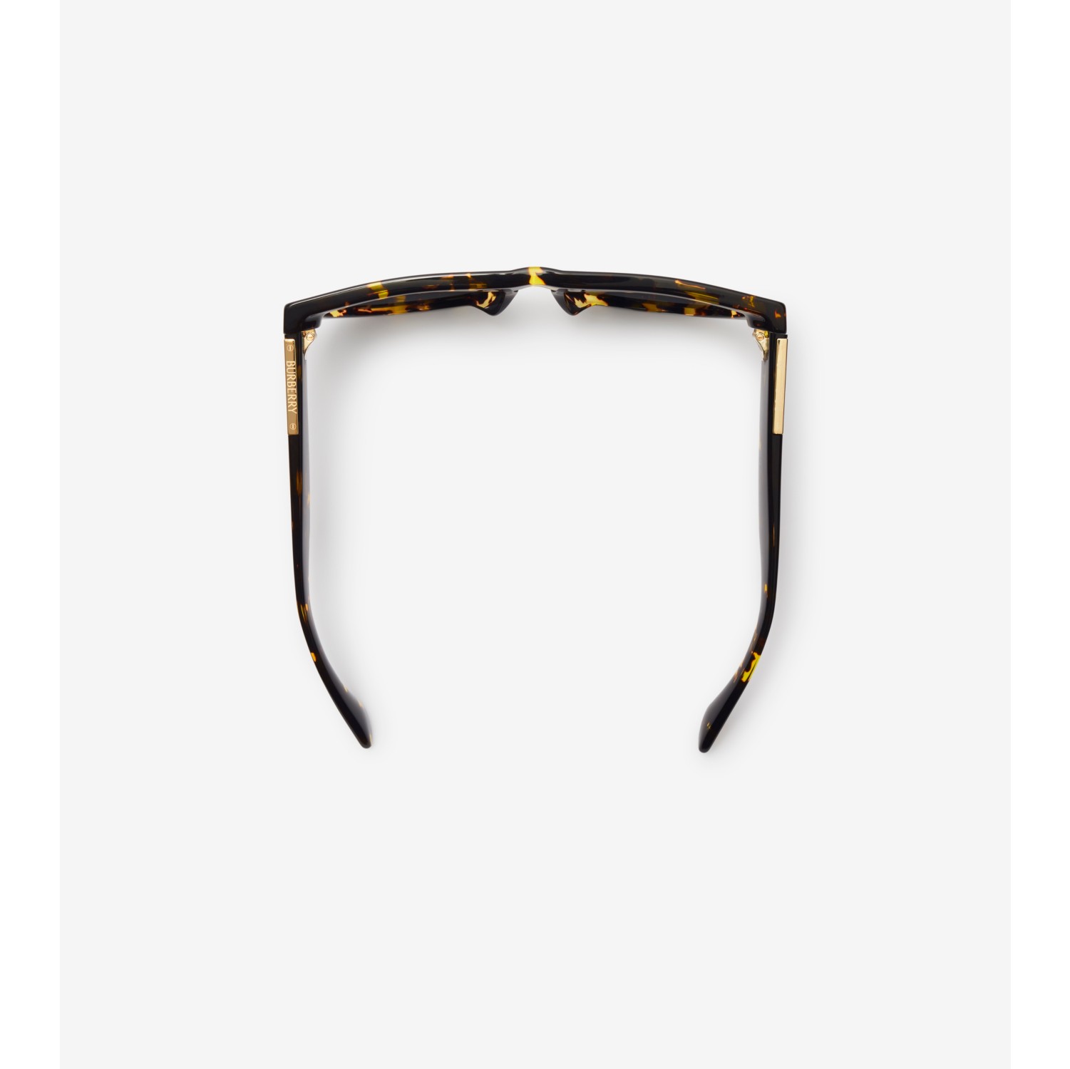 Burberry black best sale gold sunglasses