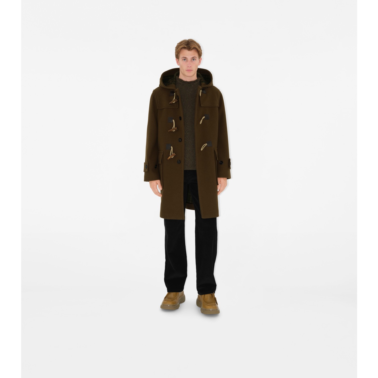 Wool Cashmere Duffle Coat