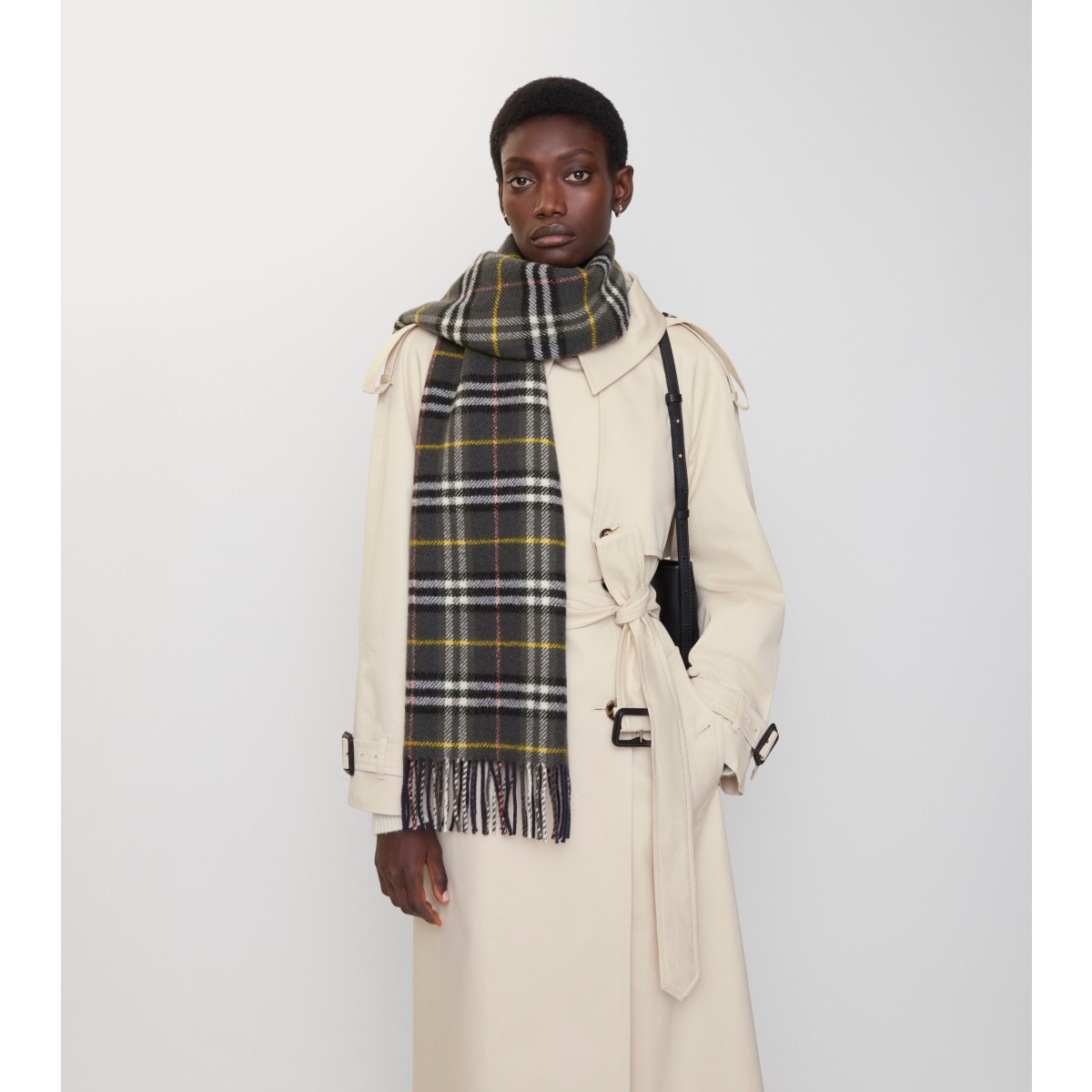  Check British Wool Scarf
