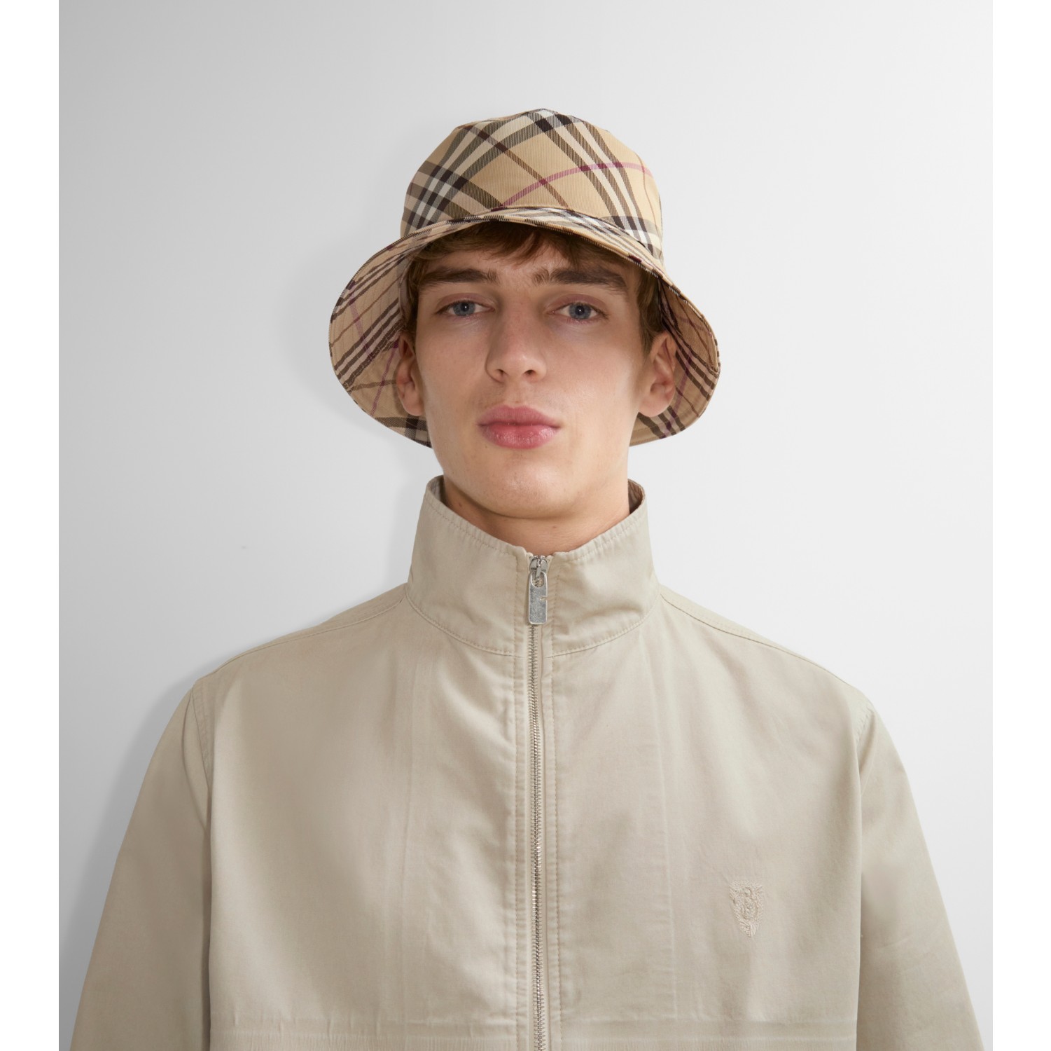 Check Twill Bucket Hat