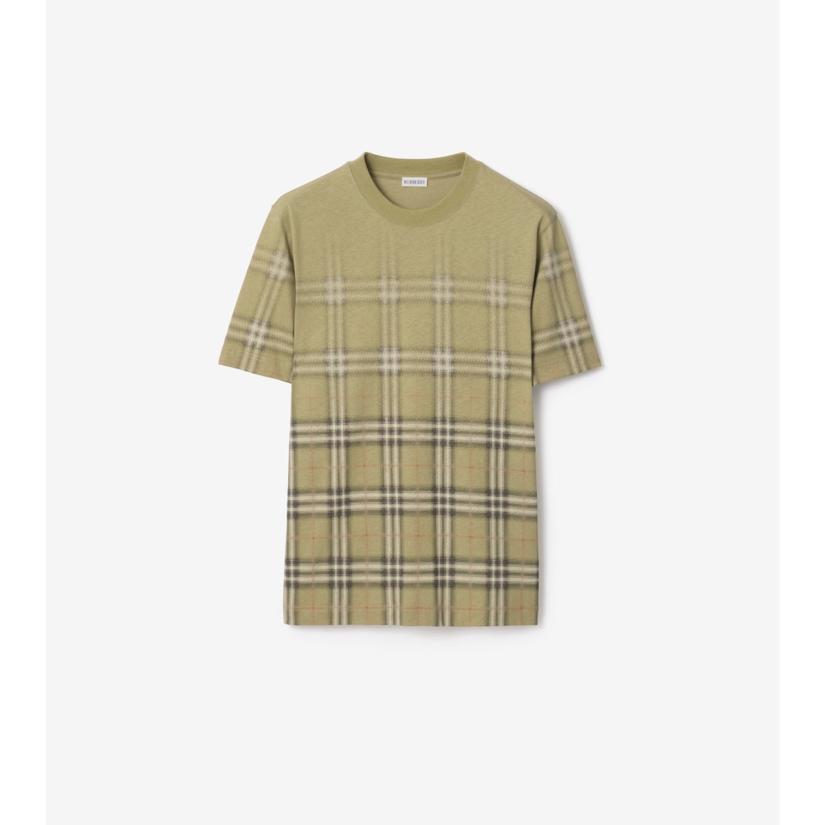  Check Gradient Cotton T-shirt