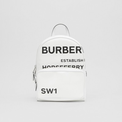 white burberry bag