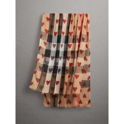 burberry heart scarf