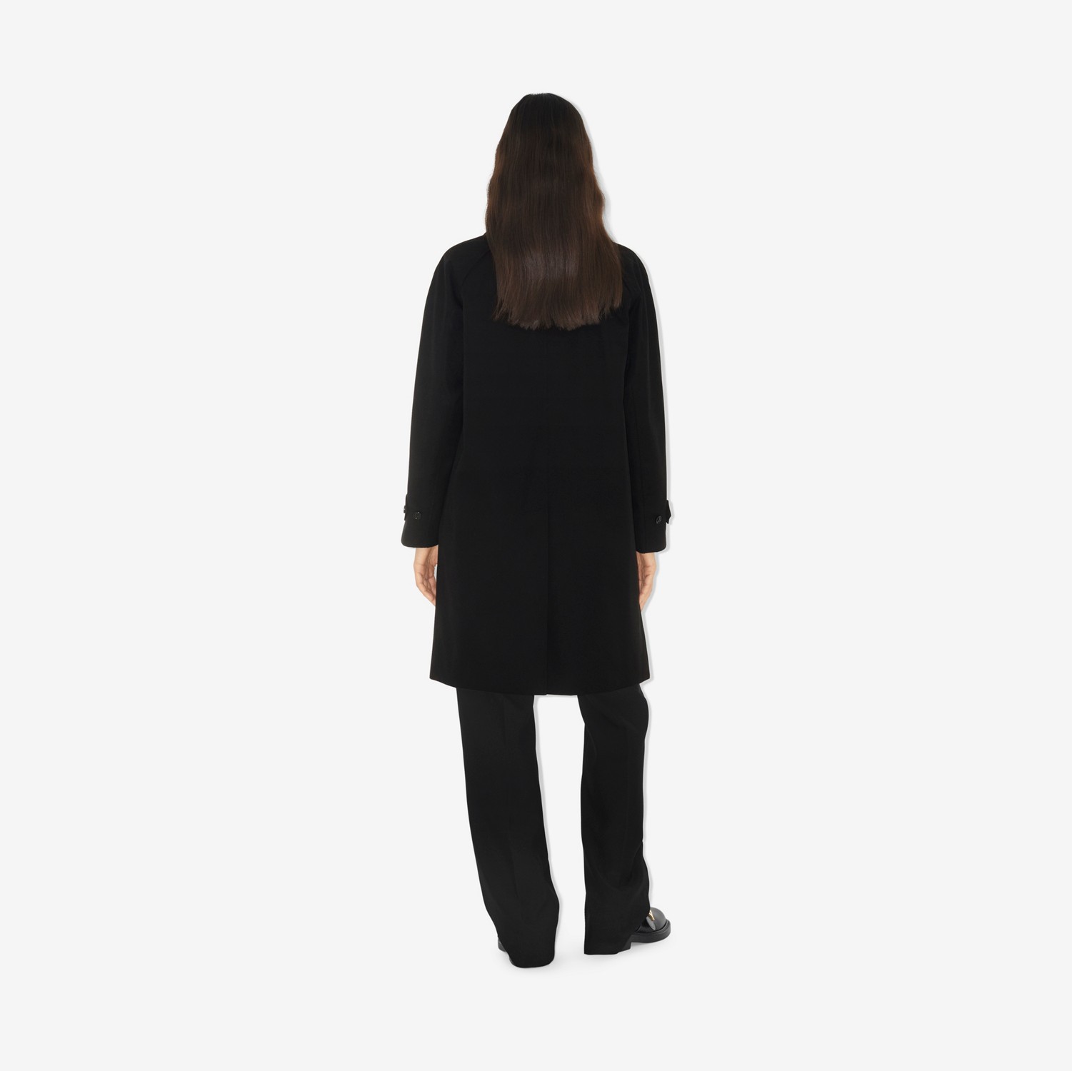 卡姆登版型 – Heritage 轻便大衣 (黑色) - 女士 | Burberry® 博柏利官网
