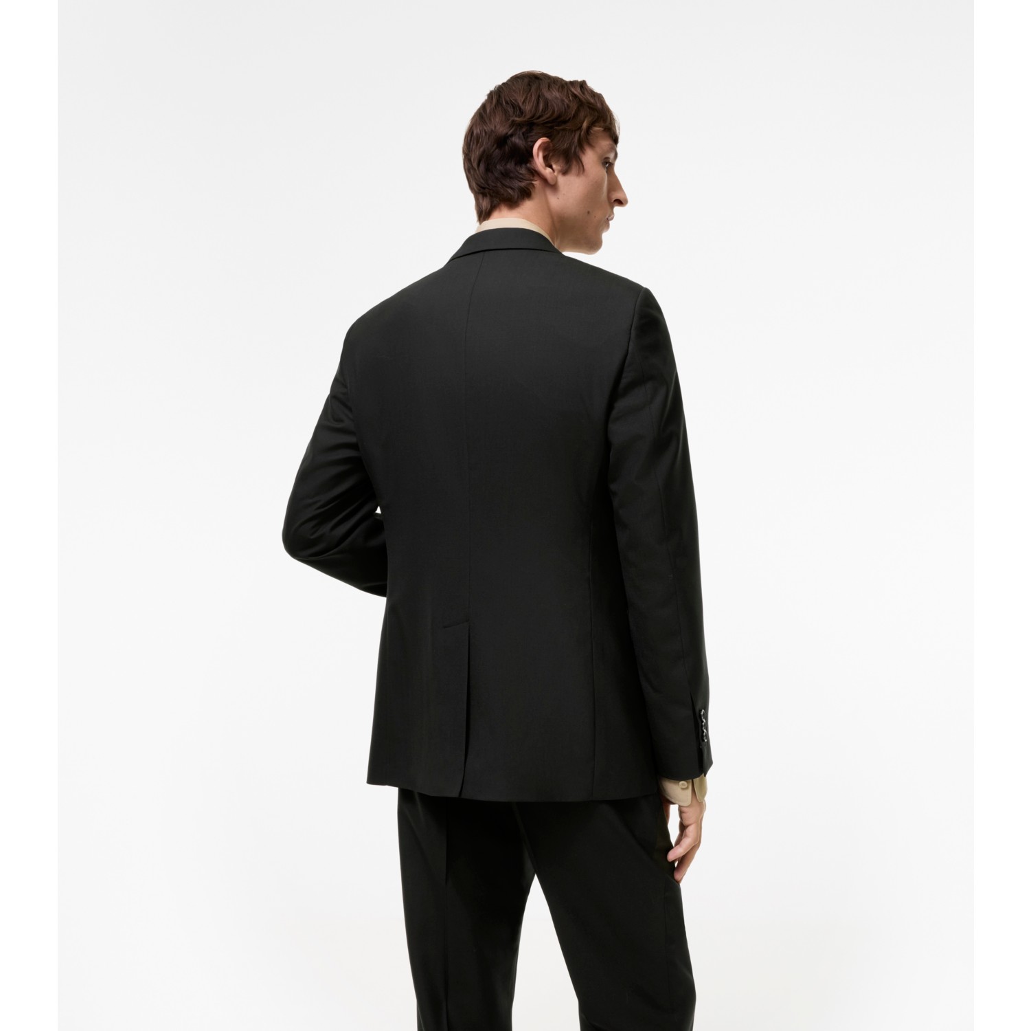 Wool Bond Tailored Jacket in Black - Men | Burberry® Official