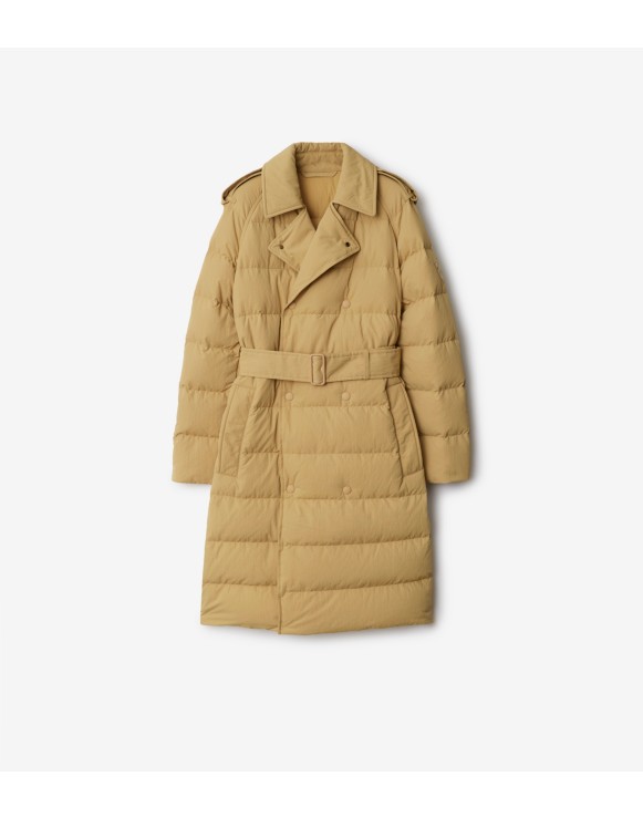 Mid-length Nylon Puffer Coat