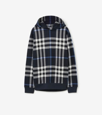 Burberry Blue Camouflage Hoodie