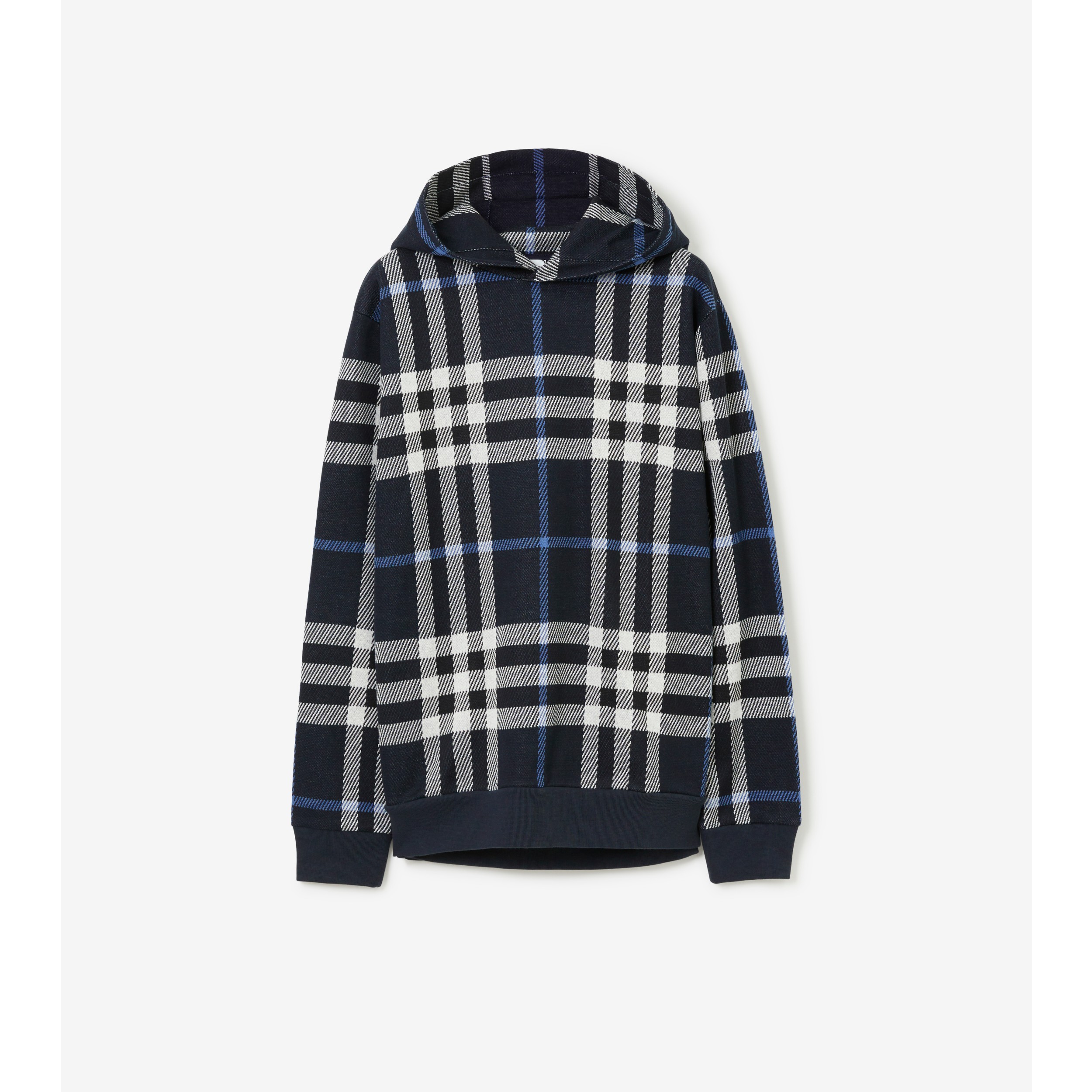 Burberry Check Cotton Jacquard Hoodie - Farfetch