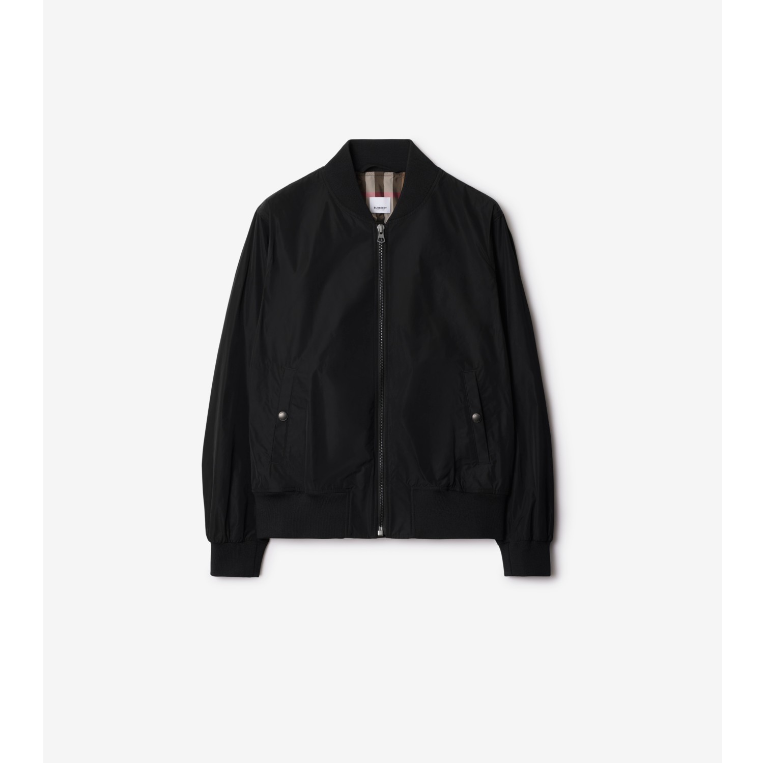 Bomber Jacket in Black Men Burberry Official