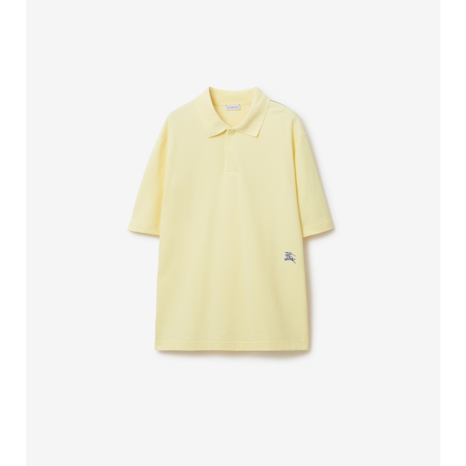 Cotton Polo Shirt in Sherbet - Men | Burberry® Official