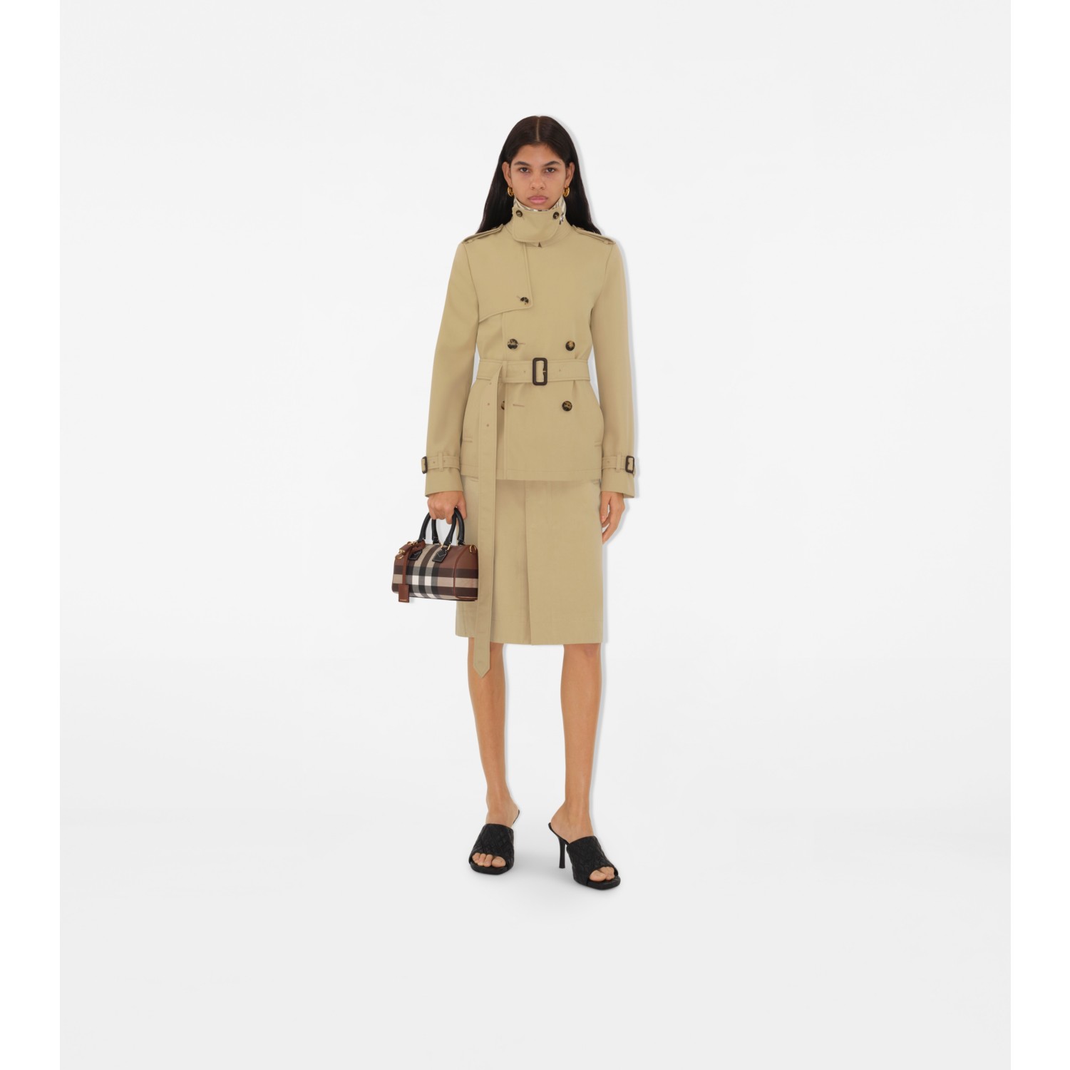 Mini Check Bowling Bag