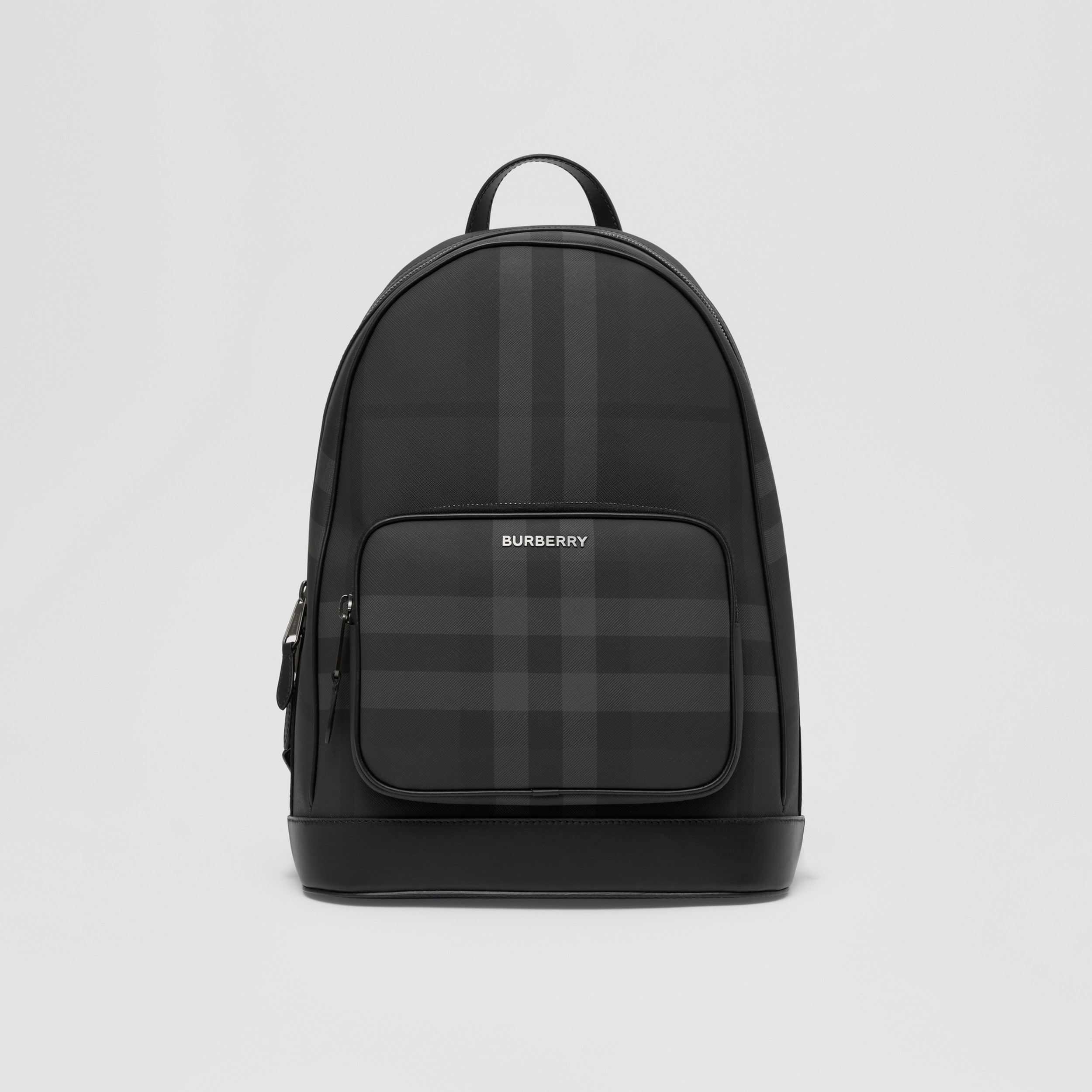 Charcoal Check Rocco Backpack - Men | Burberry® Official - 1