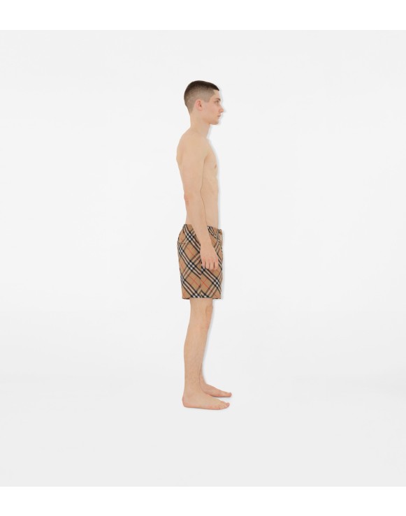 Check Swim Shorts