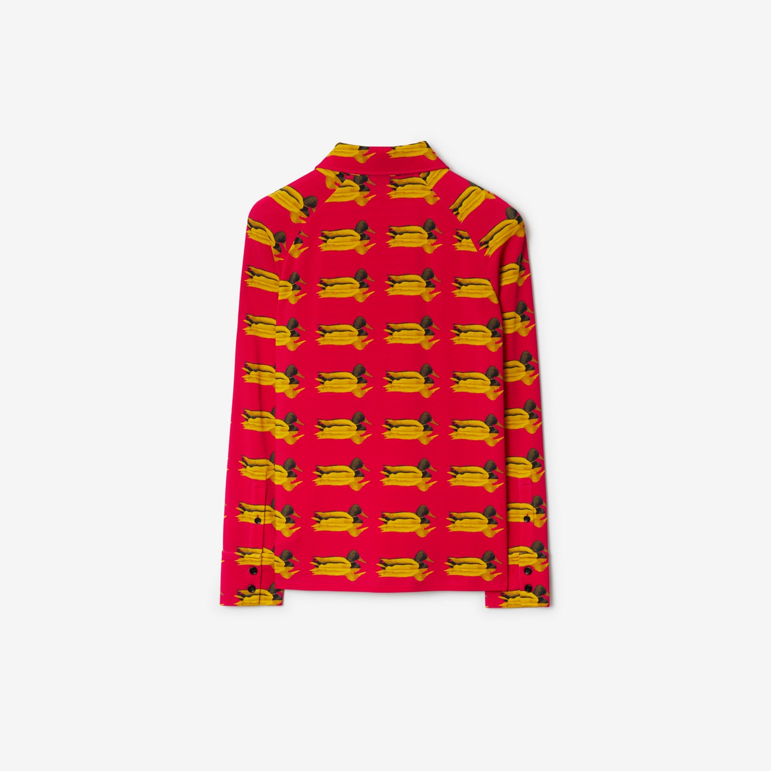 Duck Print Shirt in Pillar - Women | Burberry® Official