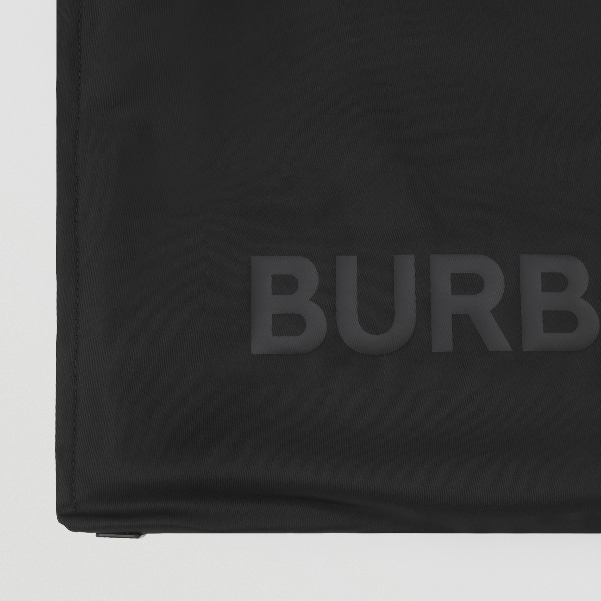 Logo Print Nylon Tote in Black - Men | Burberry® Official - 2