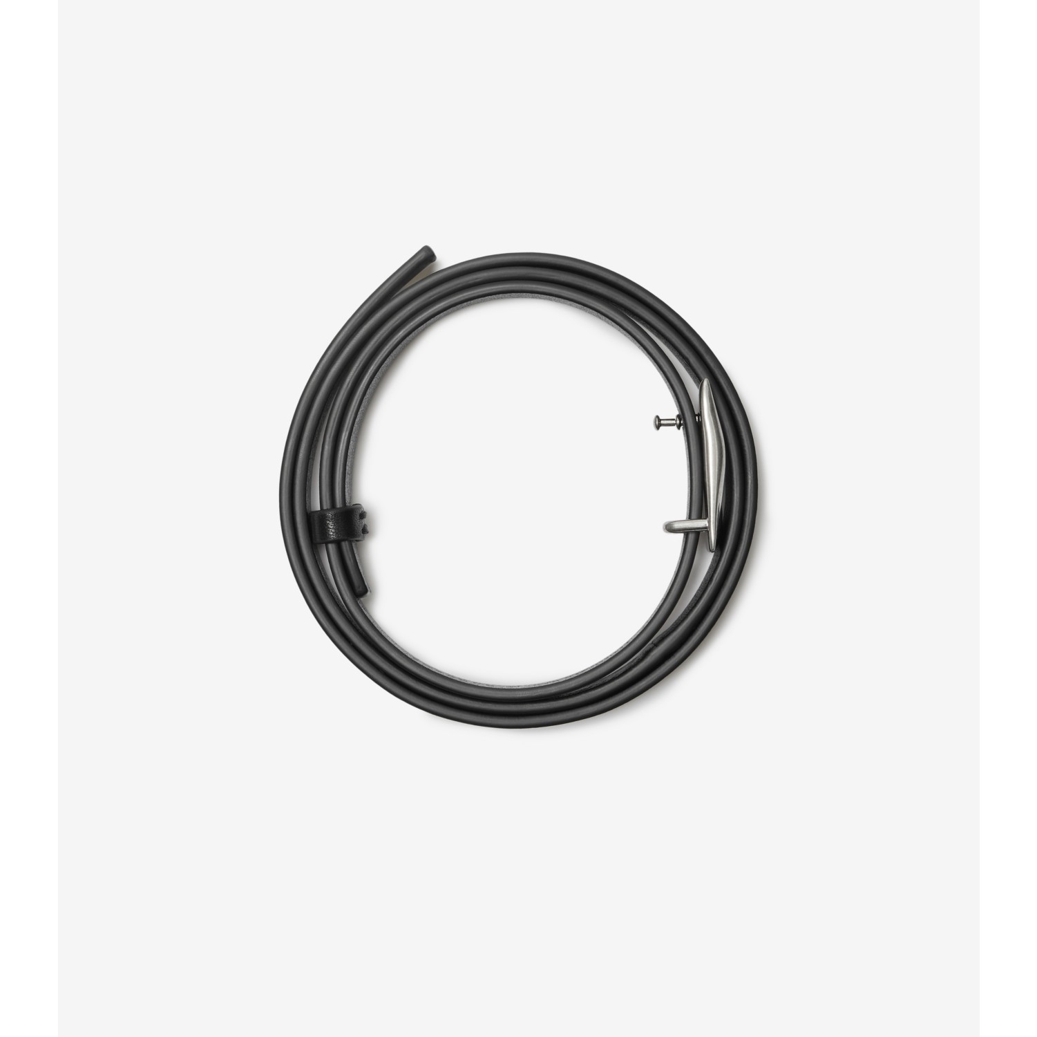 Thin Leather Shield Belt