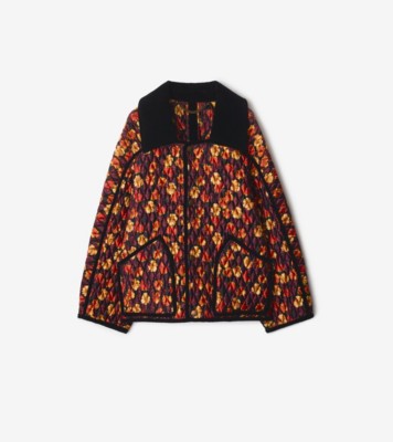♡ BURBERRY LONDON オールキルティングレザー エナメル コート Re-Engineered / リ エンジニアード