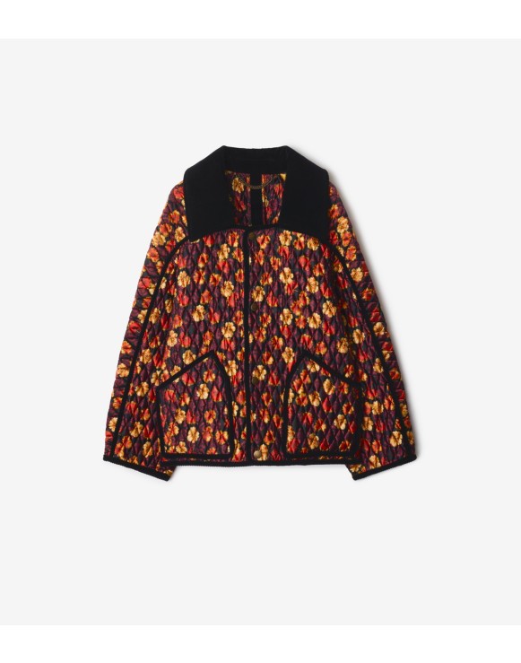 Geranium Leaf Quilted Nylon Floriston Jacket