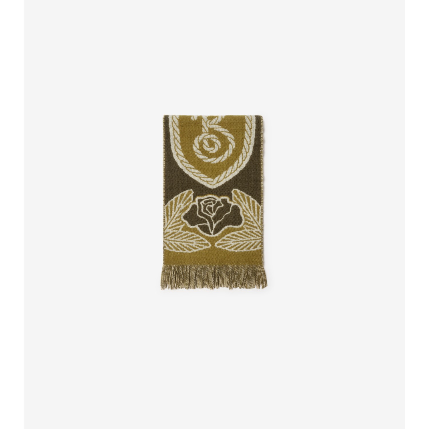 B Shield Wool Cashmere Scarf