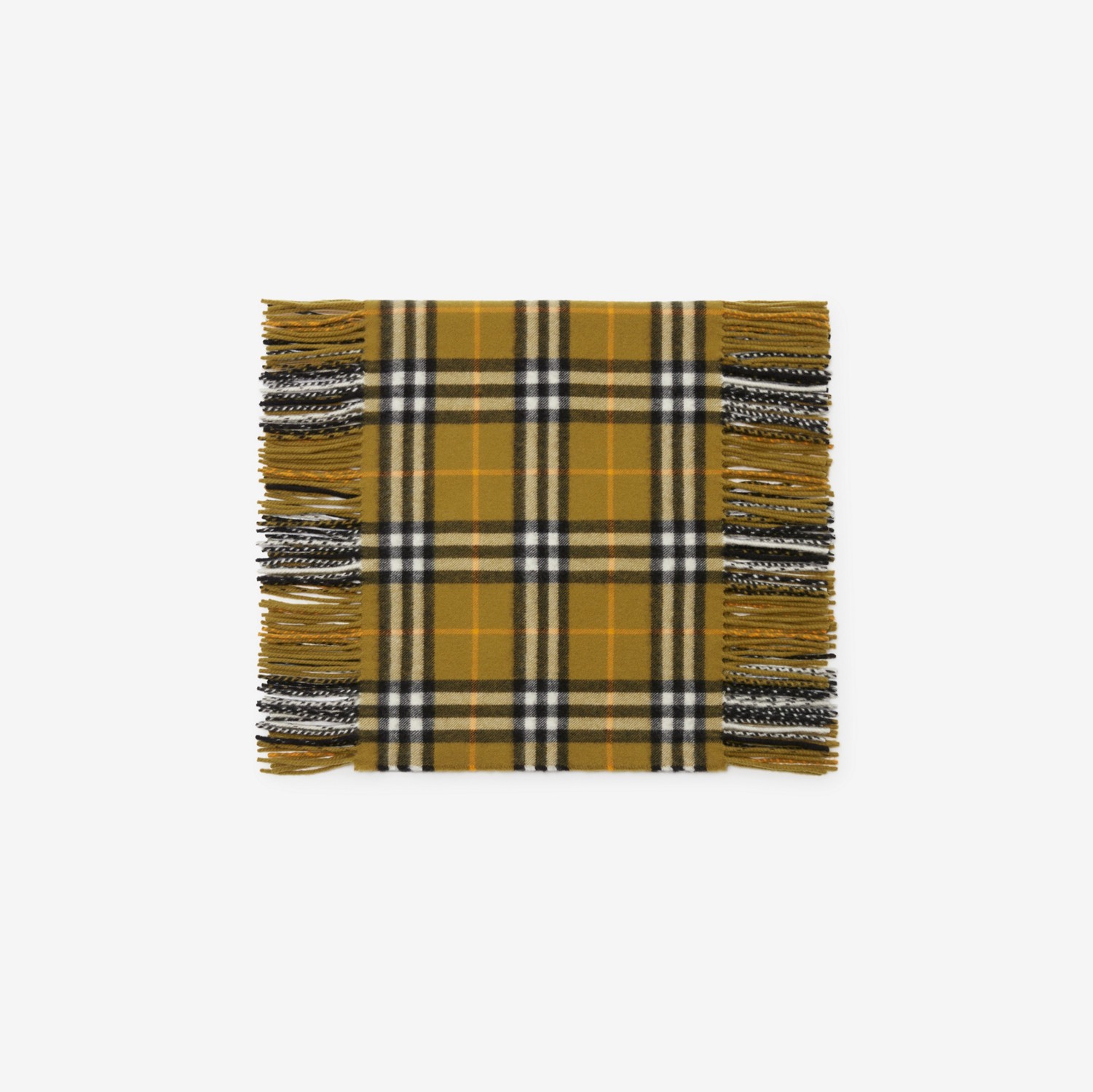 チェック カシミア ハッピースカーフ (オキサイド) | Burberry チェック カシミア ハッピースカーフ (オキサイド) | Burberry