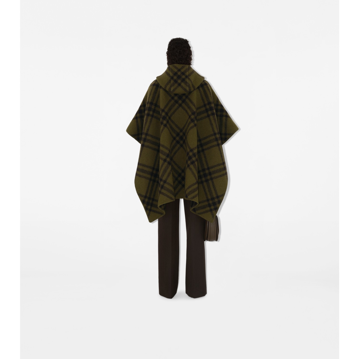 Ellezarra burberry lattice cloak poncho sweater best sale