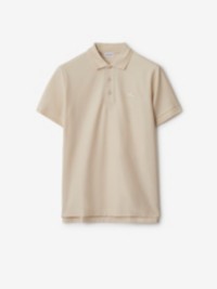 Cotton Polo Shirt in colour Clam