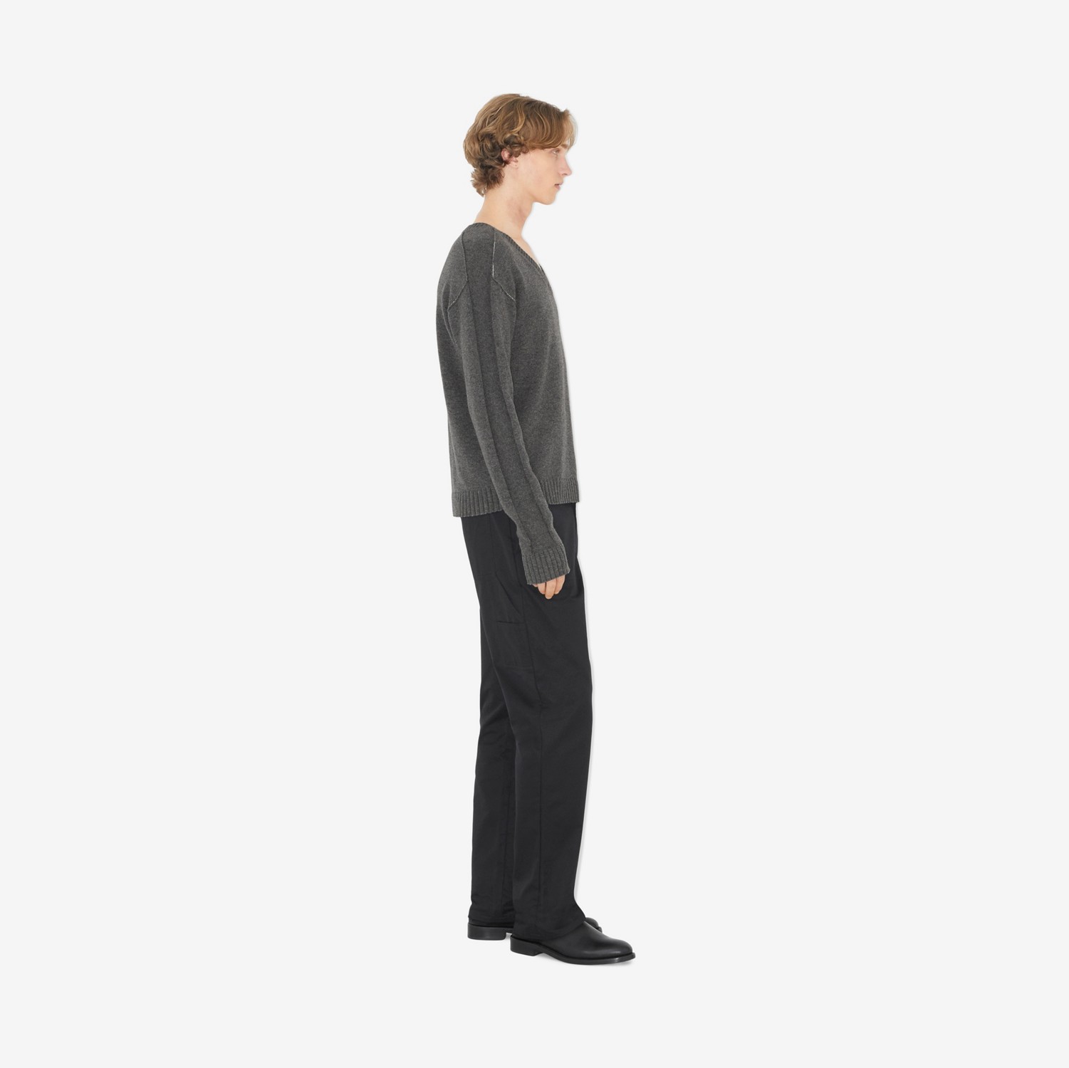 Pantalones cargo en algodón (Negro) - Hombre | Burberry® oficial