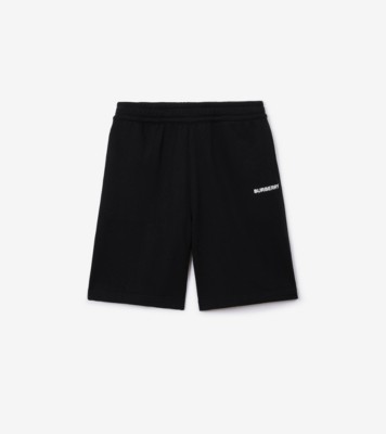 Cotton Shorts in Black - Children | Burberry® Official